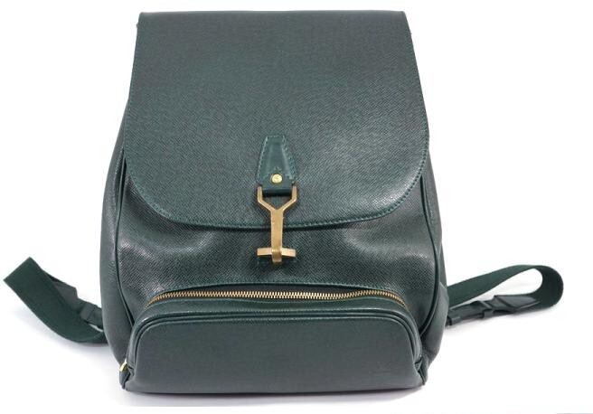 Louis Vuitton Cassiar Backpack Episea Green Taiga Leather