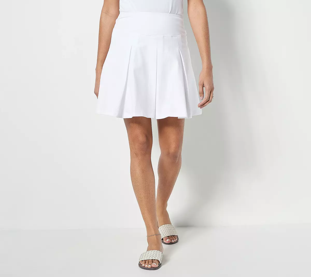 3xl top pleated skirt
