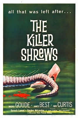 The Killer Shrews Movie POSTER (1959 Horror/Sci-Fi