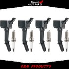 4X Ignition Coil+Spark Plug UF802 pack for Buick Chevy Malibu Cruze Turbocharged