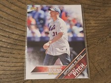 2016 Topps Edward Burns First Pitch Insert Nmmt