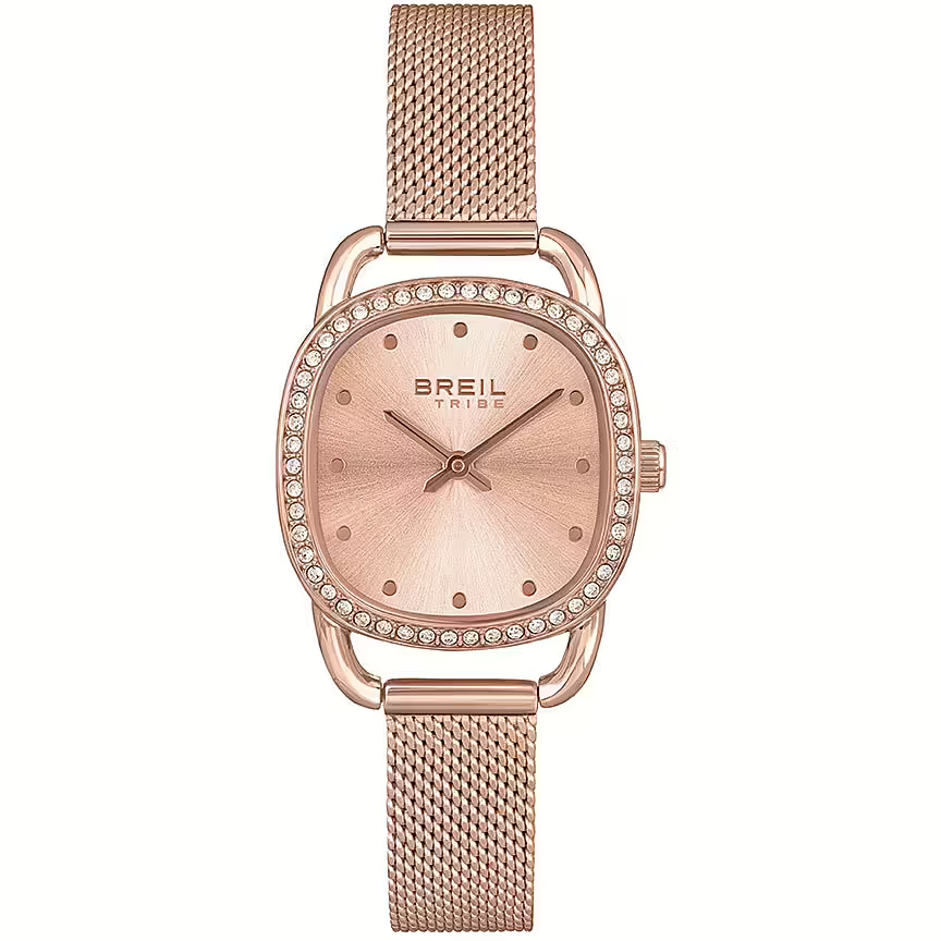 orologio BREIL Penelope SCONTO 20% donna pvd oro maglia milano pietre EW0539