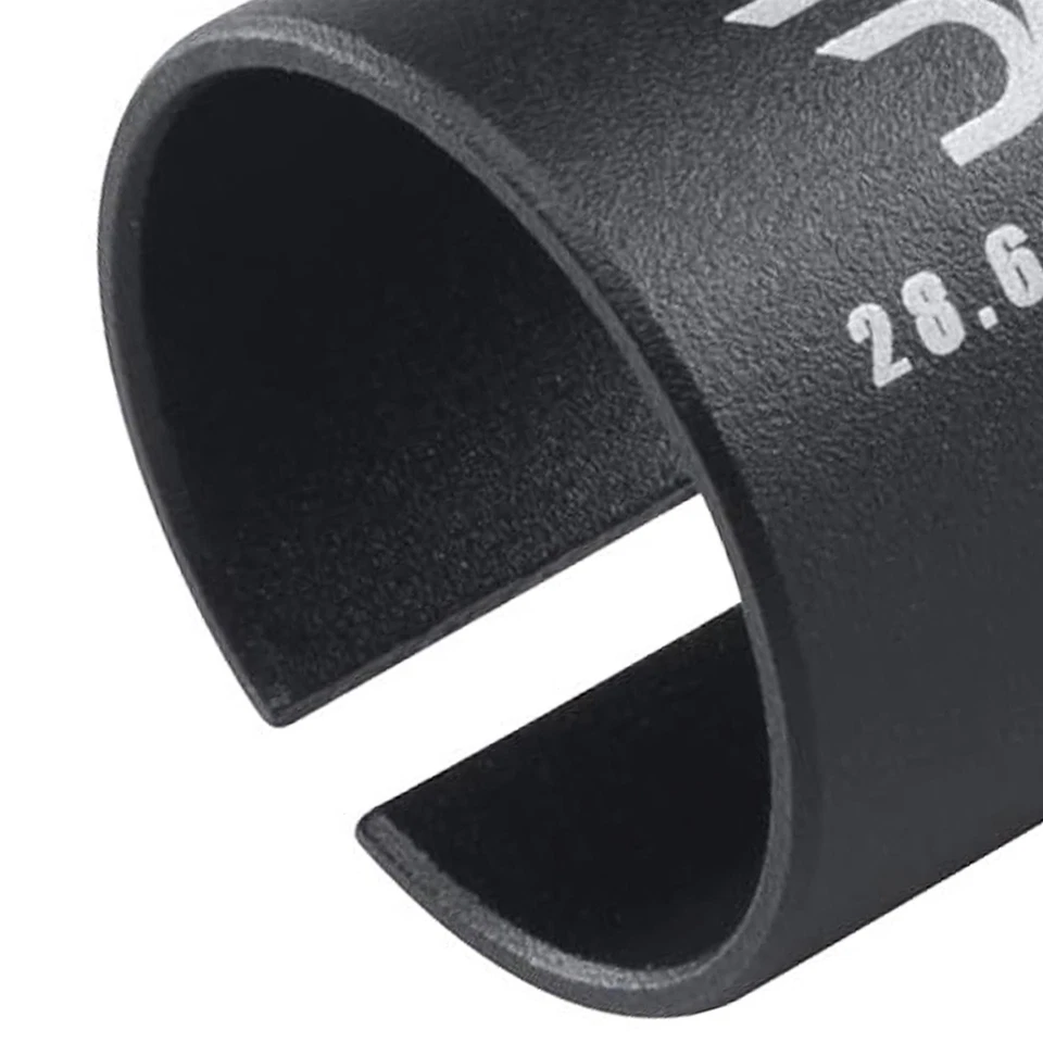 Manguito de vástago 28,6 mm-25,4 mm adaptador de tija de sillín de cuña reductor varilla de sillín de bicicleta Foto 3 de 4