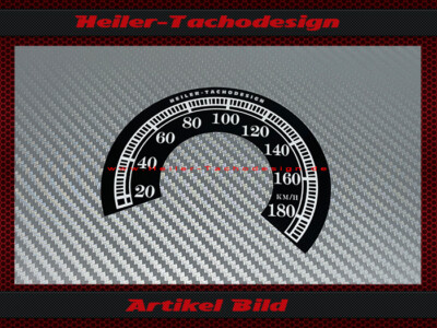 Tacho Aufkleber für Harley Davidson Dyna Daytona FXDB 1992 Ø100 Mph zu Kmh