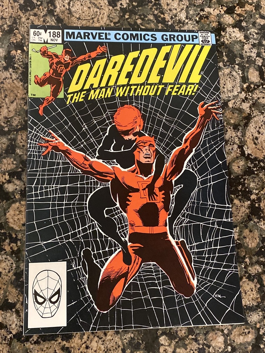 Daredevil #188 (Marvel 1982) Key Iconic Cover Art by Frank