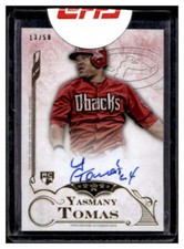 YASMANY TOMAS RC AUTO 2015 Topps Five Star /50 Autographs Gold #FSA-YT  ID:61211