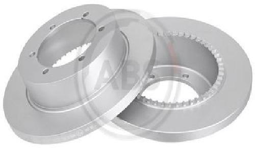 2x Original A.B.S. Brake Disc 18417 for Nissan