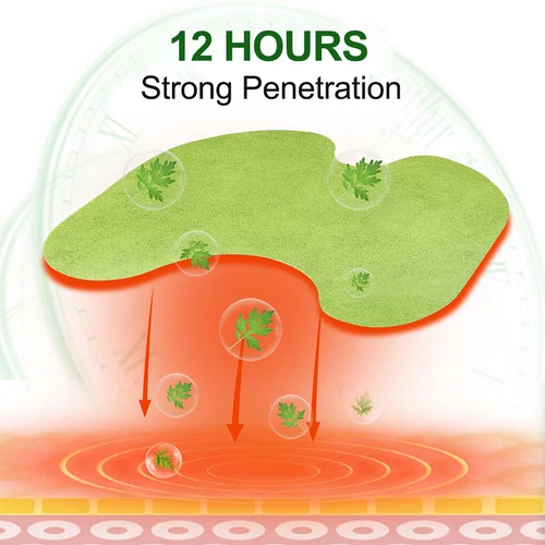 12-180Pcs Knee Wormwood Pain Relief Patches Herbal Pads Plaster Joint Sticker - Picture 6 of 10