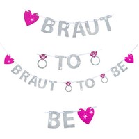 Braut To Be Girlande Junggesellinnenabschied Jga Hochzeit Brautjungfer