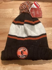 American Needle Mars Explorer Space Beanie Winter Hat Pom Pom Ribbed Knit