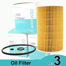 3x Engine Oil Filter 11421432097 11427619318 For BMW 316i 318i Z3 Roadster 1.9i.