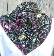 Wild Rag Scarf Cowboy Western Buckaroo Scarves Bandanas no slide 38"