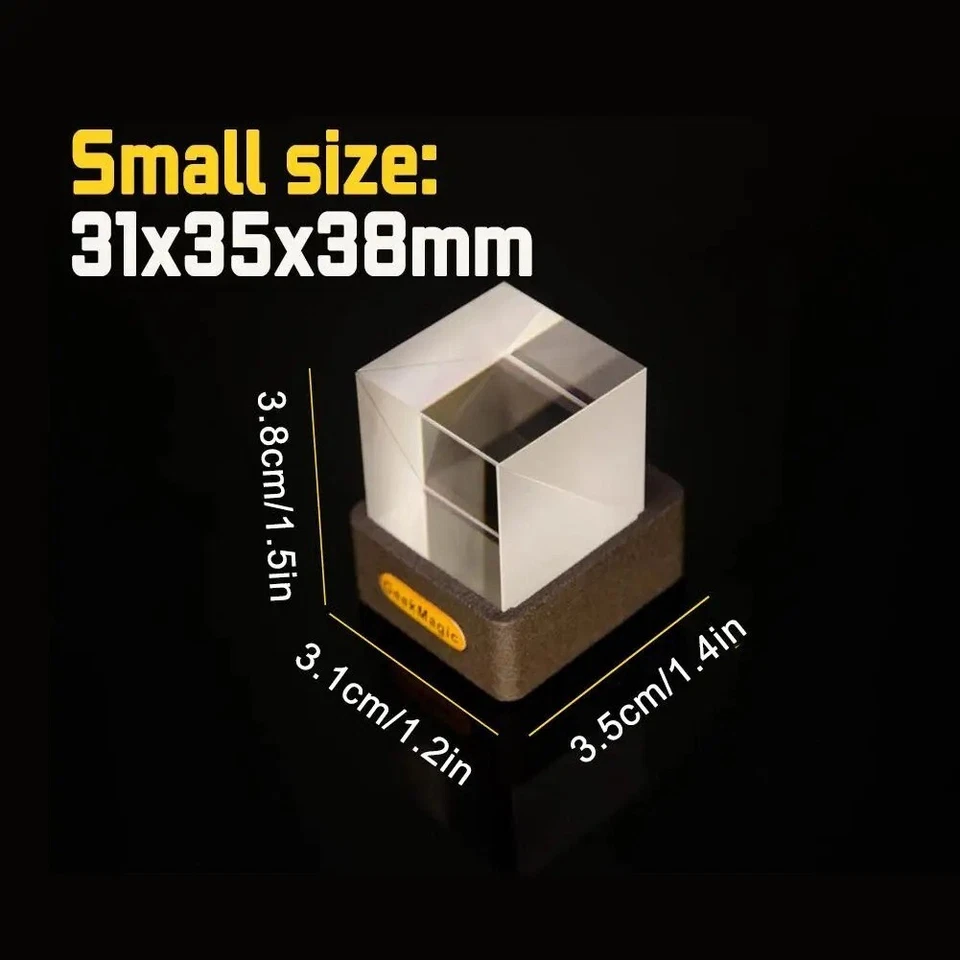 GeekMagic GIFTV Crystal Cube Photo Display Smart Weather Station White Color - Image 4 of 4