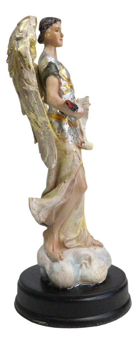 Archangel Gabriel Messenger Of God Holding Scroll Figurine Archangel Gabriel Messenger Of God Holding Scroll Figurine