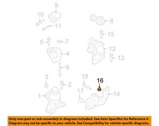FORD OEM Engine Motor Transmission-Transmission Mount Bracket Nut W710645S440