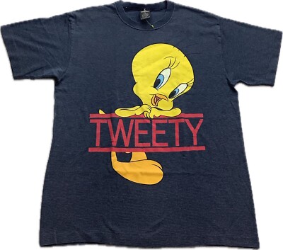 LOONEY TUNES tweety 1997年製 tシャツ Vtg 1997 Tweety Bird What's Your Excuse? Pink T-Shirt Men's L
