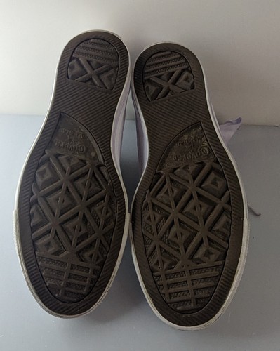 CONVERSE Mujer Chuck Taylor All Star Platino Puro Talla Reino Unido 5 Usado - Imagen 6 de 8