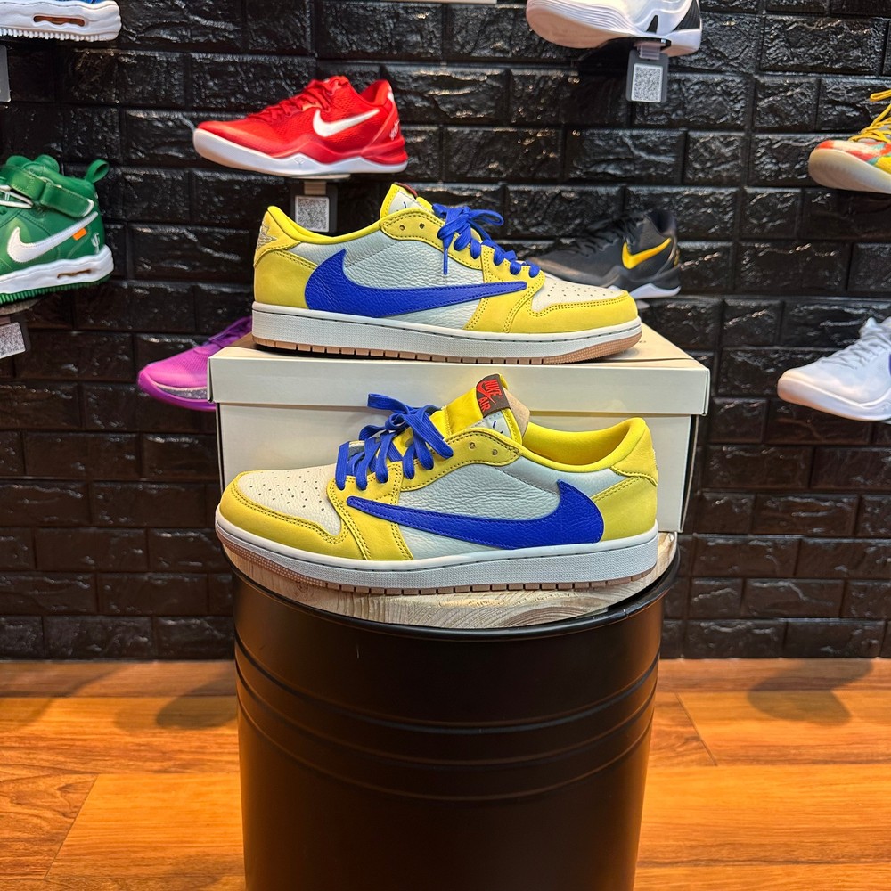 Travis Scott Air Jordan 1 Retro Low Canary - Used Women 11.5