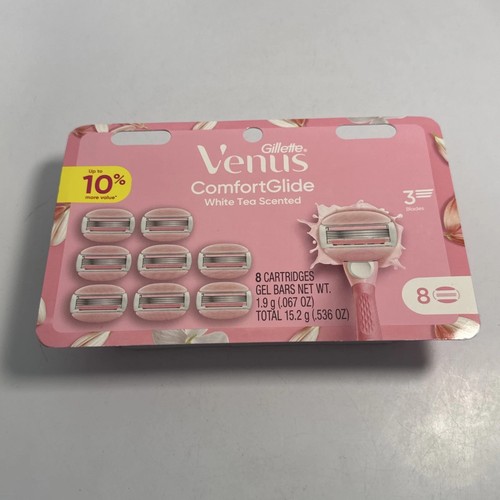 Venus ComfortGlide White Tea Women's Razor Blades, with Built-in Shave ...