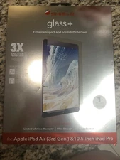 10.5" Apple iPad Pro ZAGG InvisibleShield Glass+ Tempered Screen Protector 