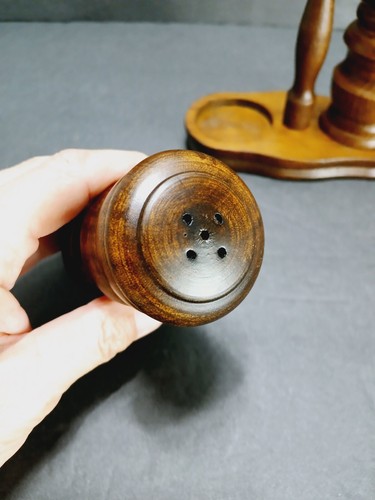 Vtg Himark Pepper Grinder/Salt Shaker Set with Stand=Never used/open box=4" tall - Picture 4 of 13