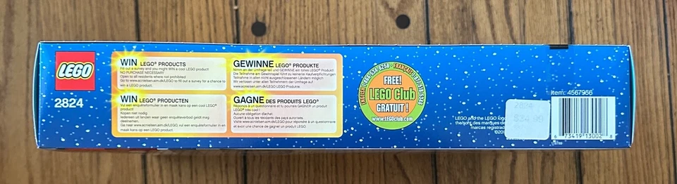 *NEW* LEGO 2824 Town City 2010 ADVENT CALENDAR Yellow Santa Snowman *RETIRED* - Image 3 of 4