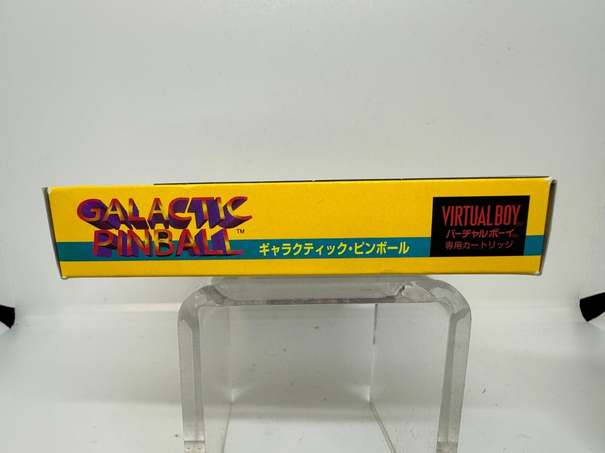 1995 Nintendo Virtual Boy Galactic Pinball Game Complete in Box