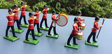W. Britain / Britains 8301 Scot Guards Drum  Bugle Presentation Set 10 Figures