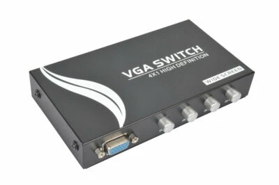 ICT Zs- COMMUTATORE4 PORTE VGA SWITCH WIDE SCREEN