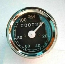 Veigel Tacho 100 km/h schwarz Vorkrieg 60 mm