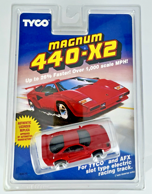 Tyco Magnum 440-X2 Red Ferrari F-40 HO Scale Slot Car Vintage NEW