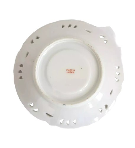 Tea Cup Saucer 5 in. made in Japan floral design gold trimmings  - Afbeelding 3 van 5
