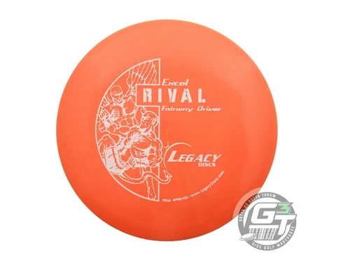 NEW Legacy Discs Excel Rival 134g Orange White Stamp Fairway Driver Golf Disc
