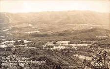 RPPC Glen Ellen Calif Aerial View Valley of the Moon Jack London Ranch Postcard