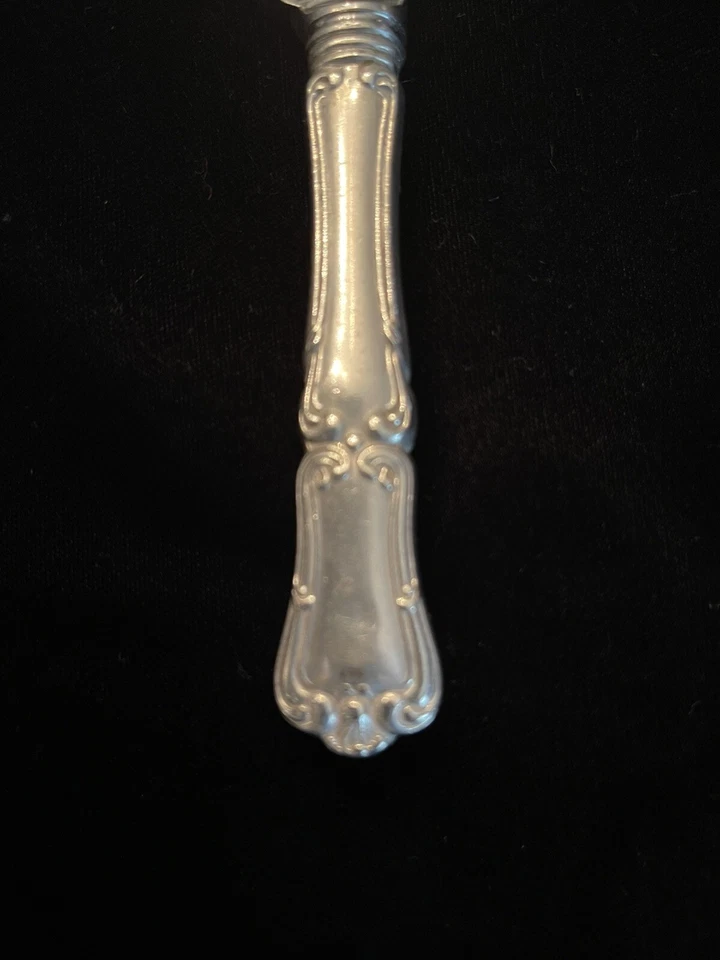 Faca de jantar Francis I by Birks prata esterlina lâmina francesa 9 5/8" talheres - Imagem 4 de 4