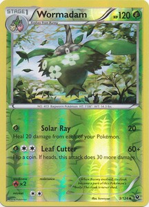 Wormadam 3/124 XY Fates Collide REVERSE HOLO MINT! Pokemon