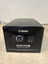 Canon EOS R50 V Mirrorless Camera with RF-S 14-30mm PZ Lens Black