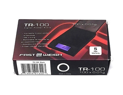 Fast Weigh TR-100 Precision Digital Pocket Scale 100 x 0.01g Jewelry Scale NIB