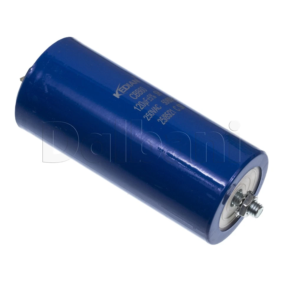 120MFD Motor Run Capacitor 250VAC 250V AC 120uF CBB60 W/Fix Stud 55X120 25/85/21 - Image 3 of 3