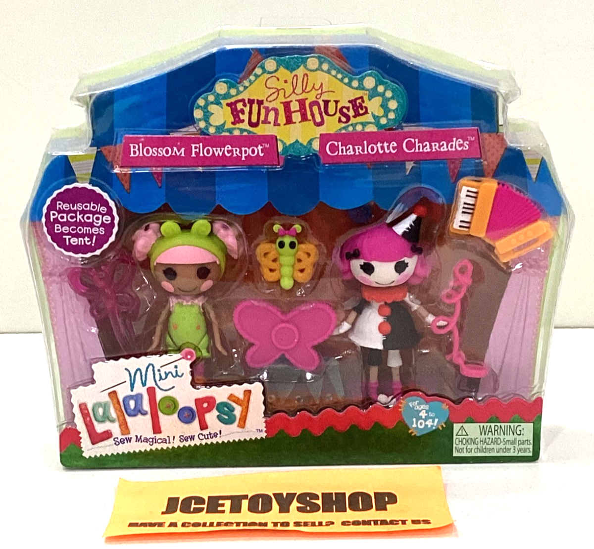 MGA LALALOOPSY MINI SILLY FUN HOUSE BLOSSOM FLOWERPOT CHARLOTTE