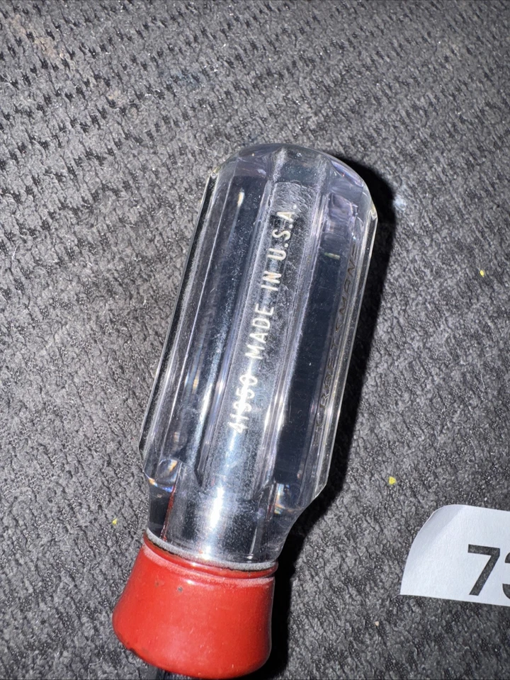 Sears Craftsman USA Nos 1/2” Stubby Nutdriver Red Maroon Band 41950 H Series - Image 2 of 4