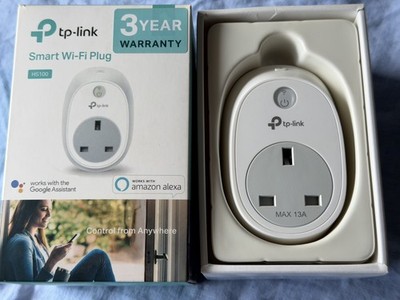 TP-Link HS100 Smart WiFi Plug UK 3-Pin Alexa Google Home Fernbedienung