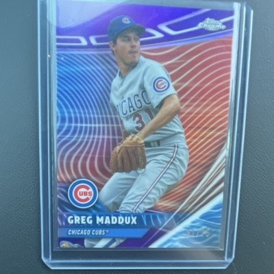 2026 Topps Chrome Greg Maddux Chrome Rivals Chicago Cubs 31/75 jersey match