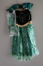 Anna Frozen Coronation Dress Deluxe Princess Party Costume gown 4T