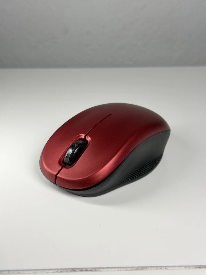 正品惠普无线鼠标 红色 带 USB 接收器 开箱 — 第 3/4 张图片