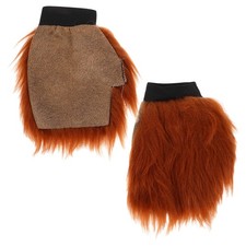 Fingerless Paw Gloves Mittens Fancy Costume Faux Animal