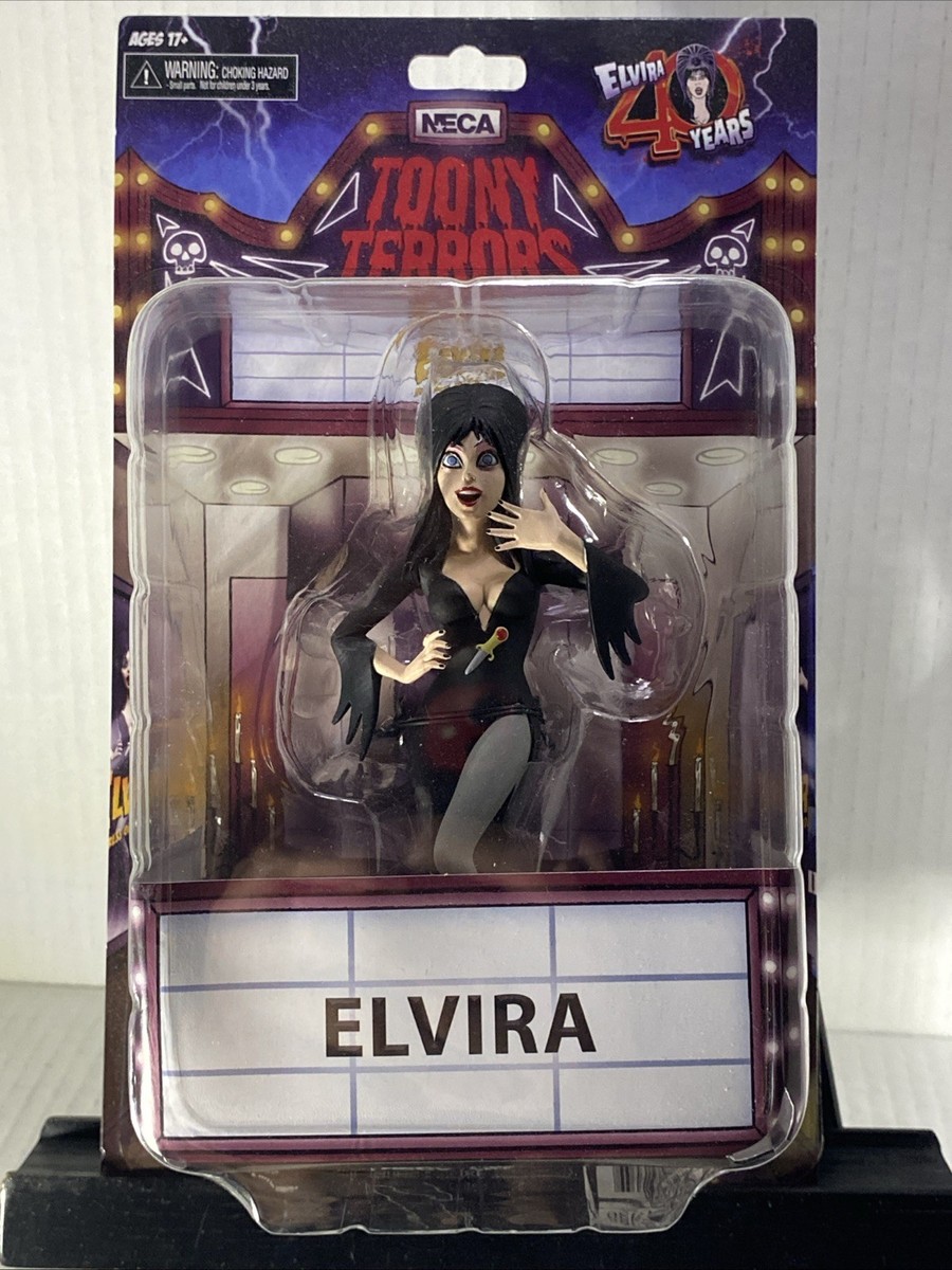 NECA Toony Terrors - 40 Years Elvira Mistress of the Dark Action