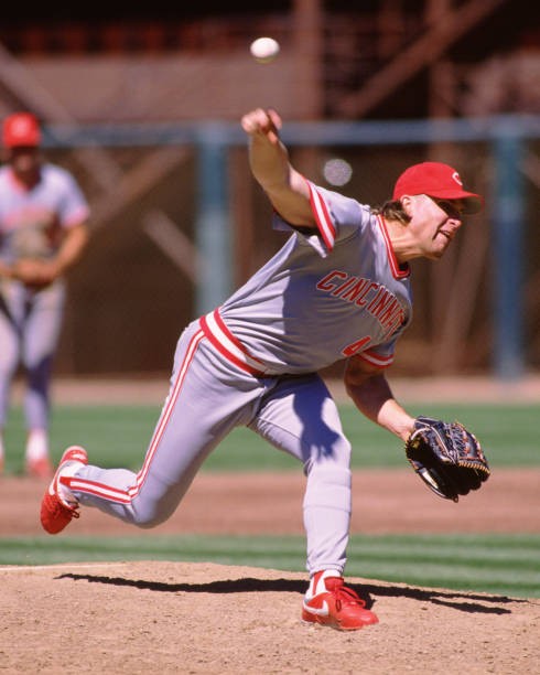 Rob Dibble Cincinnati Reds pitches in an MLB game at Candlestick P- Old Photo