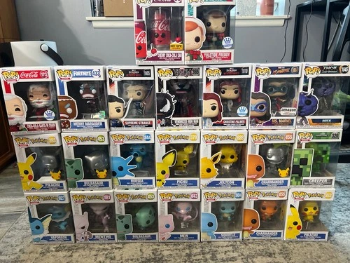 RARE FUNKO POP LOT (Pokémon, Marvel, and Extras)