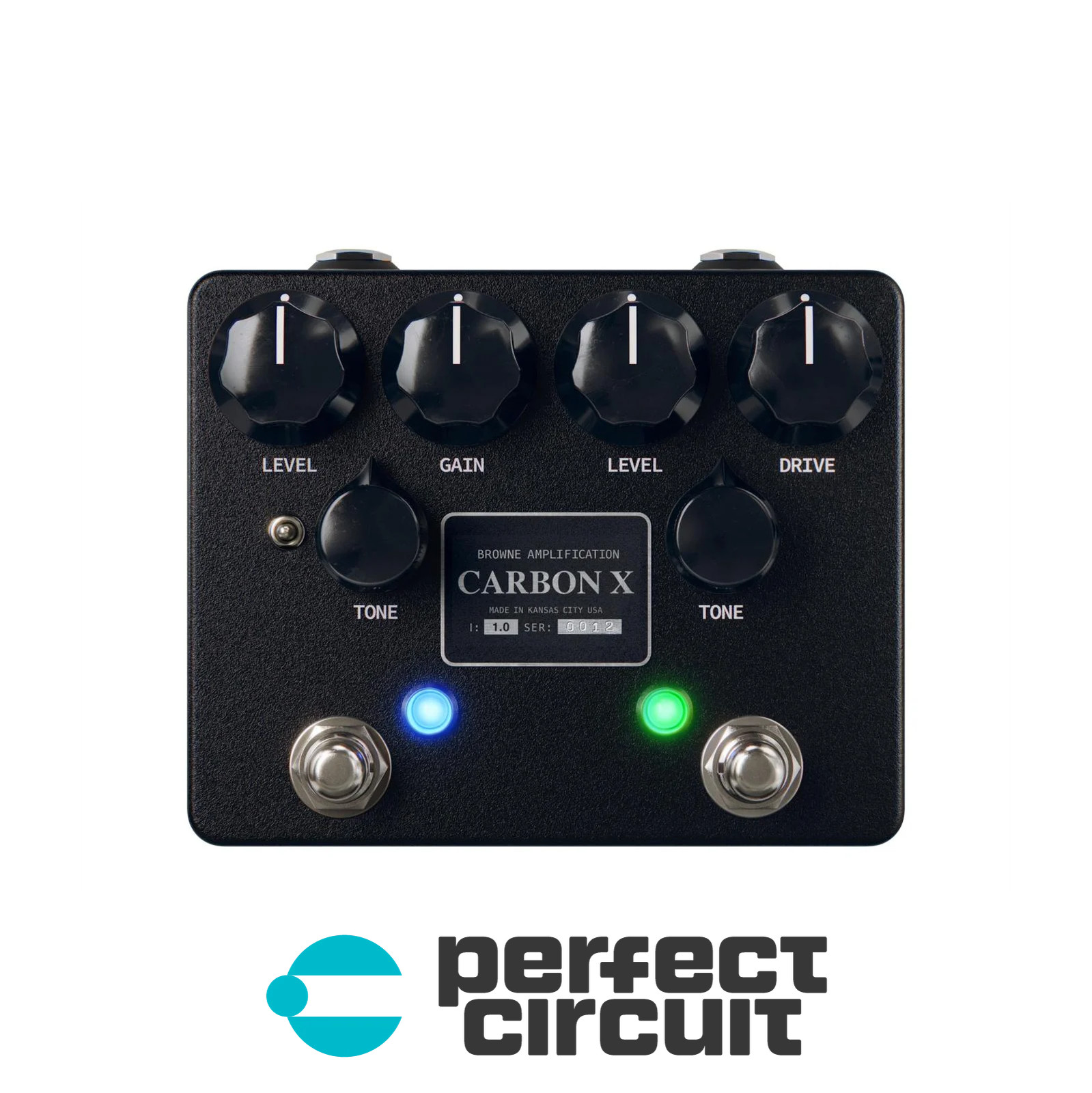 Browne Amplification Carbon X Dual Overdrive Pedal EFFECTS DEMO PERFECT CIRCUIT